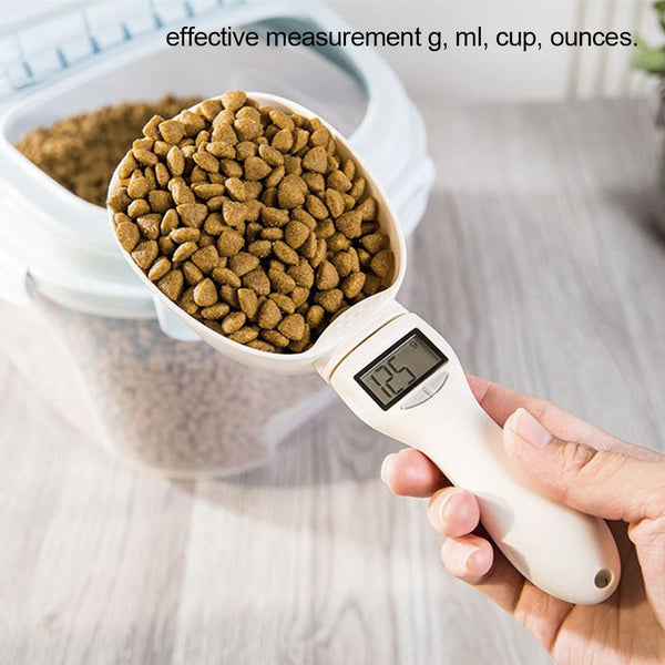 Digital Measuring Pet Food Scoop with LED Display